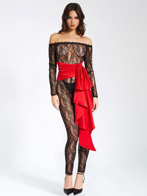 Cinturón Corset Rojo,