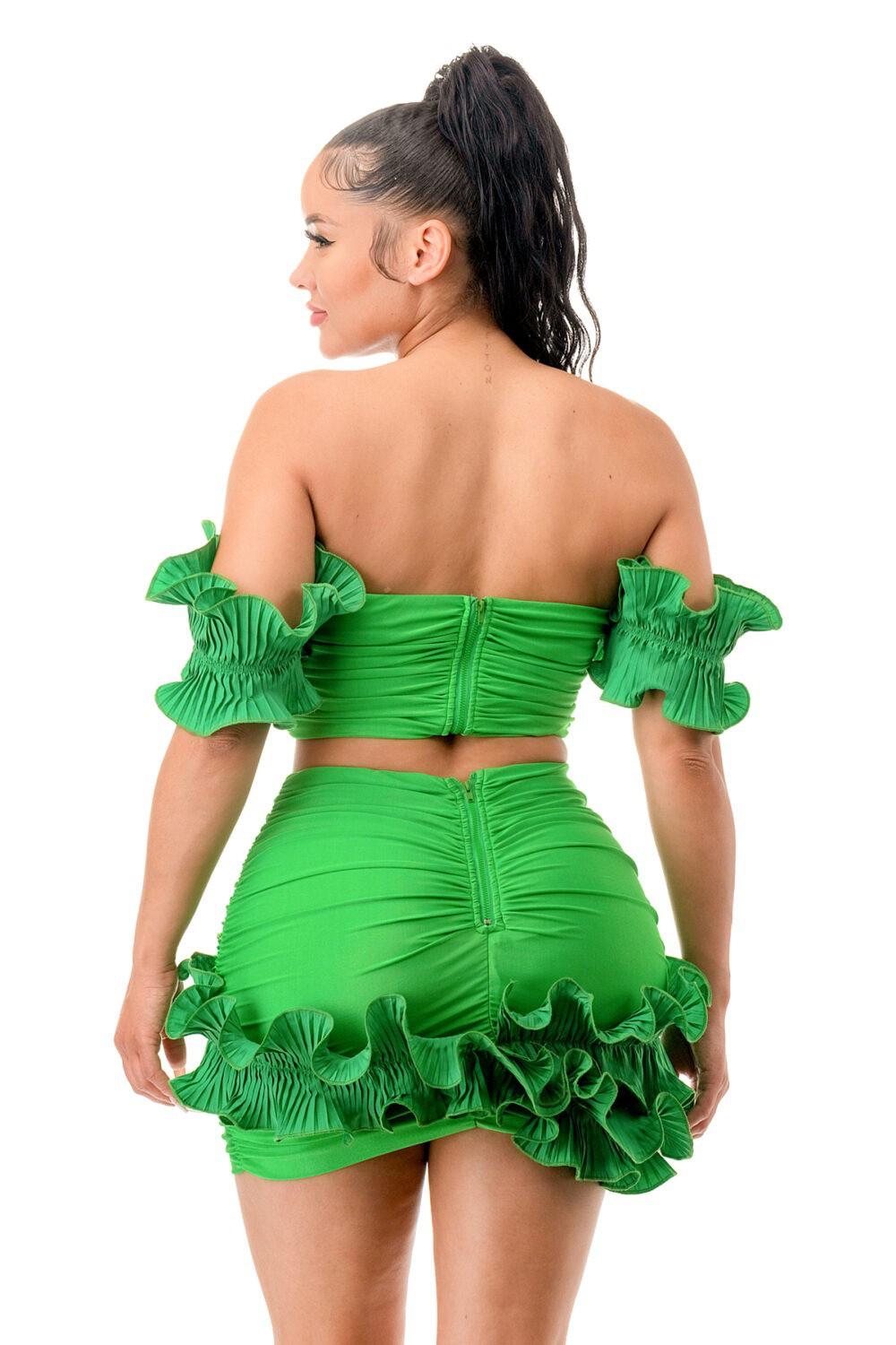 Queen In Green set - alternate view